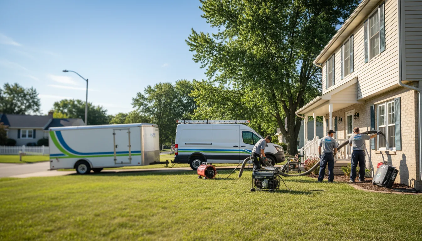 Flooded Basement Restoration And Cleanup With Repair in Hazard, NE near me